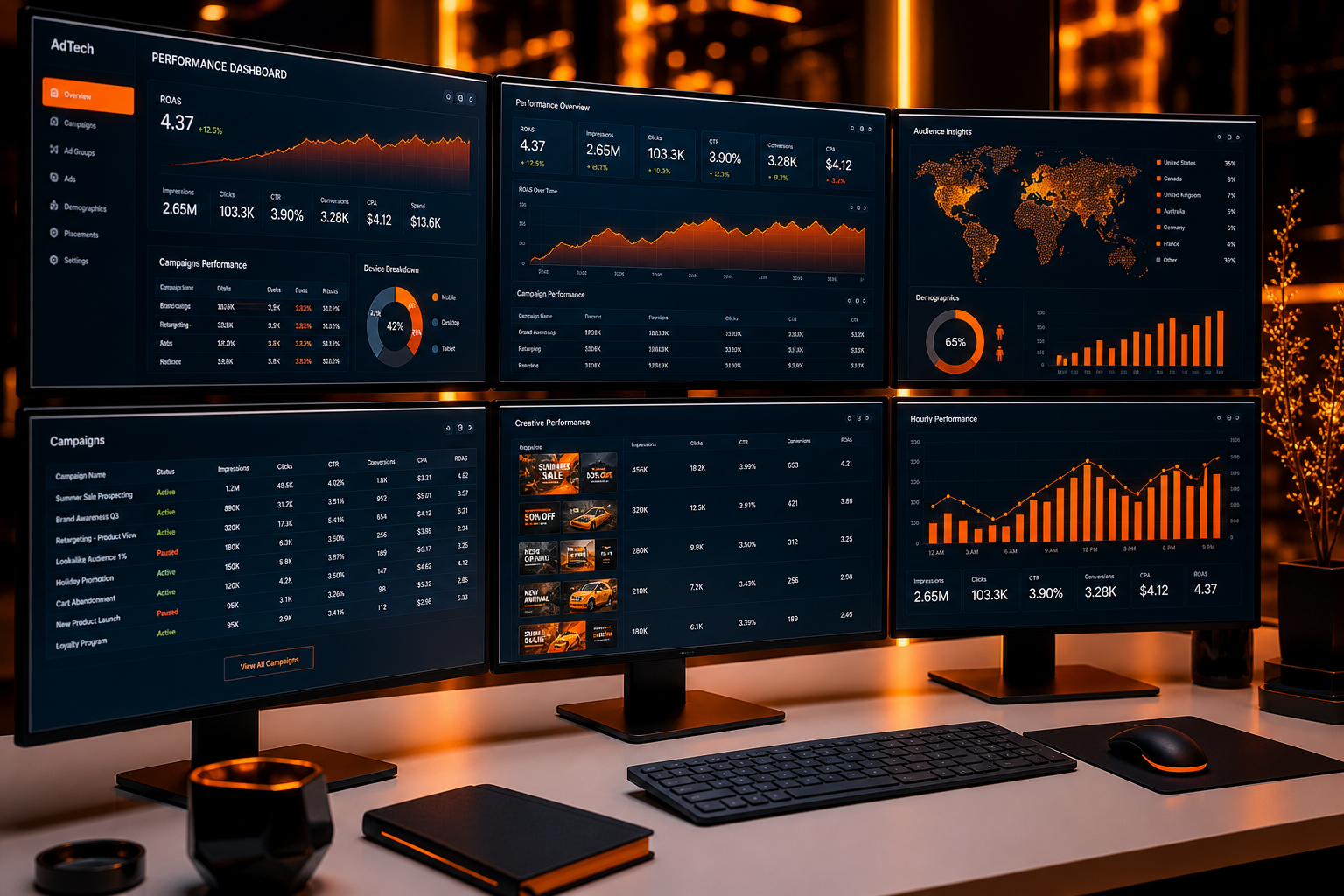 Programmatic AdTech campaign delivering measurable ROAS improvement for e-commerce client
